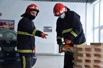 В Університеті відбулось практичне заняття в Тренінговому центрі рятувальних робіт