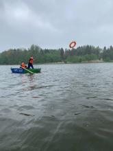 Практичне заняття з аварійно-рятувальних робіт на воді