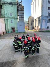 Курсанти Університету підвищують практичні навички з питань організації гасіння пожеж в будівлях елеваторів