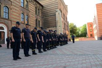 Особовий склад ЛДУБЖД вшанував пам'ять загиблих українців внаслідок агресії окупантів