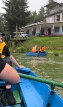 «Організація ліквідації НС, пов’язаною з аварією на водних об’єктах»: курсанти Університету відпрацьовують практичні вміння на водоймі