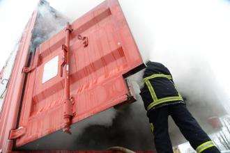 Студенти ЛДУБЖД опановували практичні вміння у вогневому тренажері контейнерного типу