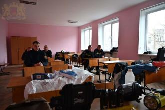 Рятувальники з Івано-Франківська вдосконалюють професійну майстерність на базі навчально-тренувального полігону ЛДУ БЖД