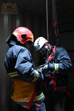 Рятувальники з Івано-Франківська вдосконалюють професійну майстерність на базі навчально-тренувального полігону ЛДУ БЖД