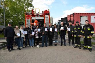 Відповідальні за протипожежний стан ТОВ «ОККО-ДРАЙВ» підвищують кваліфікацію на базі ЛДУ БЖД