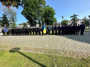 Почесна варта ЛДУ БЖД взяла участь у 8-й Національній прощі вогнеборців на Ясній Горі (Республіка Польща) 