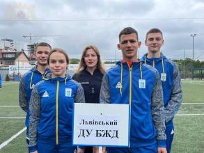 Команда ЛДУ БЖД взяла участь в Чемпіонаті ФСТ "Динамо" України з поліатлону