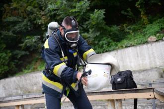 У Львівському державному університеті безпеки життєдіяльності відбулось комплексне тестування газодимозахисника