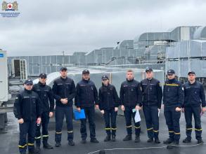 Практичне заняття з пожежної профілактики у ТРЦ «King Cross Leopolis»