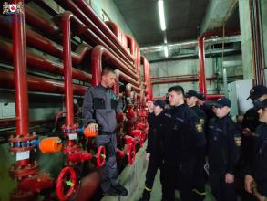 Практичне заняття з пожежної профілактики у ТРЦ «King Cross Leopolis»