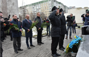 Курсанти Львівського державного університету безпеки життєдіяльності вшанували ліквідаторів наслідків аварії на ЧАЕС