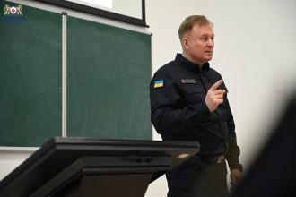 Курсанти ЛДУБЖД прослухали лекцію начальника Головного управління ДСНС України у Дніпропетровській області