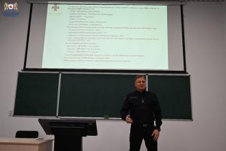 Курсанти ЛДУБЖД прослухали лекцію начальника Головного управління ДСНС України у Дніпропетровській області