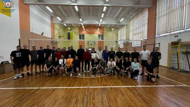 Товариська волейбольна зустріч між командами ЛДУБЖД та ЛьвДУВС