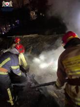 Курсанти ЛДУБЖД взяли участь у ліквідації пожежі