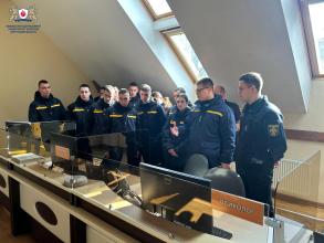 Здобувачі освіти вивчають особливості організації діяльності підрозділів ДСНС України