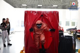 Викладачі ЛДУБЖД провели тренінг з цивільного захисту для студентів Львівського медичного університету