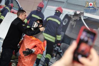 Викладачі ЛДУБЖД провели тренінг з цивільного захисту для студентів Львівського медичного університету