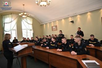 В Університеті відбулась зустріч курсантів із представницею ГУ ДСНС України у Закарпатській області 