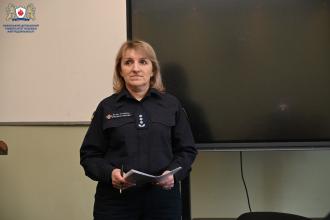 В Університеті відбулась зустріч курсантів із представницею ГУ ДСНС України у Закарпатській області 