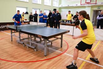 Здобувачі освіти Вінницького ліцею безпекового спрямування та національно-патріотичного виховання ЛДУБЖД здобули перемогу в чемпіонаті з настільного тенісу серед ліцеїстів системи МВС. Здобувачі освіти Вінницького ліцею безпекового спрямування та національно-патріотичного виховання ЛДУБЖД здобули перемогу в чемпіонаті з настільного тенісу серед ліцеїстів системи МВС.