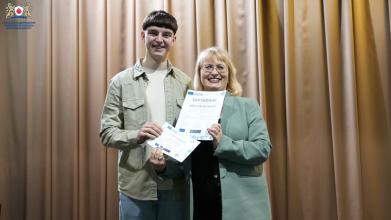 Здобувач Університету успішно завершив навчання в офлайн-Єврошколі EU Study Days