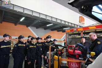 Вихованці гуртка «Юні рятувальники» на екскурсії у Львівському державному університеті безпеки життєдіяльності
