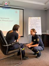 Психологічна допомога у кризі: майбутні фахівці пройшли практичний тренінг