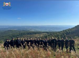 Курсанти ЛДУБЖД підкорили найвищу вершину Львівщини – гору Пікуй