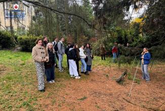 Студенти-екологи ЛДУБЖД поглиблюють знання під час практичних занять у Ботанічному саду Львівського національного університету імені Івана Франка