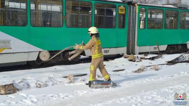 Гасіння пожеж на електротранспорті: практичні заняття з «Пожежної тактики» Гасіння пожеж на електротранспорті: практичні заняття з «Пожежної тактики»