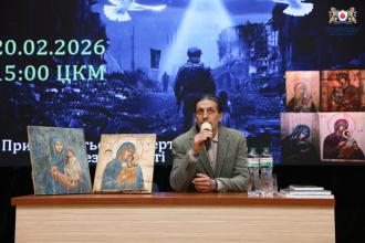 В ЛДУБЖД відбулася виставка «Ікони на ящиках з-під озброєнь» В ЛДУБЖД відбулася виставка «Ікони на ящиках з-під озброєнь»