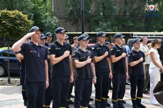 Курсанти ЛДУБЖД долучилися до відзначення Дня Української Державності Курсанти ЛДУБЖД долучилися до відзначення Дня Української Державності