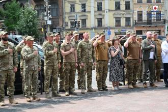 Курсанти ЛДУБЖД долучилися до відзначення Дня Української Державності Курсанти ЛДУБЖД долучилися до відзначення Дня Української Державності