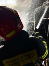 Курсанти ЛДУБЖД взяли участь у ліквідації пожежі у житловому будинку у Львові Курсанти ЛДУБЖД взяли участь у ліквідації пожежі у житловому будинку у Львові