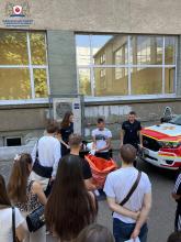 Заняття з безпеки поведінки у небезпечних ситуаціях для першокурсників