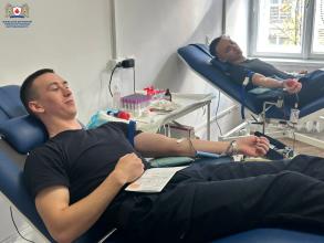 Курсанти ЛДУБЖД долучилися до донорської акції на підтримку поранених військовослужбовців