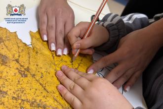 Арттерапевтичне заняття «Осінні мандали» для дітей з онкологічними захворюваннями 