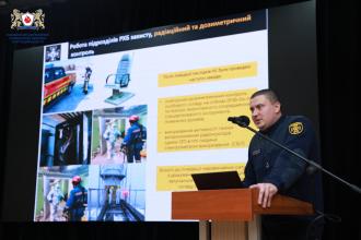 Курсантам ЛДУБЖД провели лекцію щодо дій під час радіаційної події на ЧАЕС Курсантам ЛДУБЖД провели лекцію щодо дій під час радіаційної події на ЧАЕС