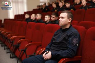 Курсантам ЛДУБЖД провели лекцію щодо дій під час радіаційної події на ЧАЕС Курсантам ЛДУБЖД провели лекцію щодо дій під час радіаційної події на ЧАЕС